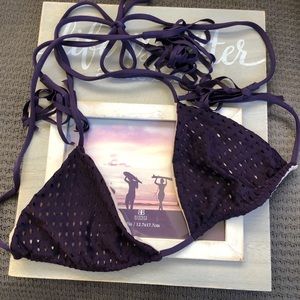 🔴SOLD🔴ACACIA SWIMWEAR MESH TOP💜💟 NEW NO TAGS